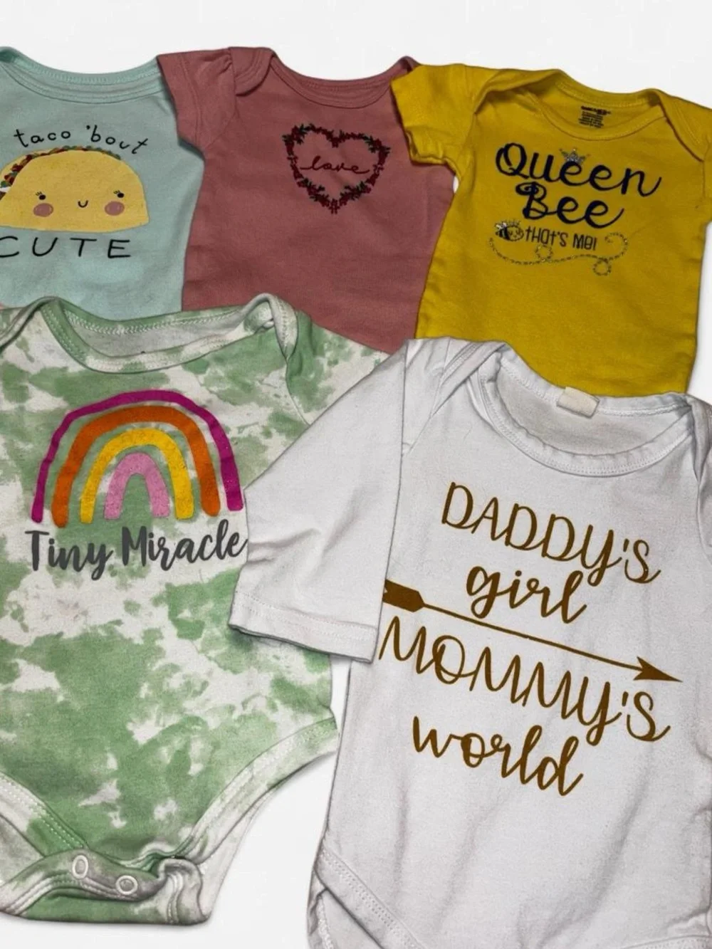 Baby Girl Onesie Variety Bundle